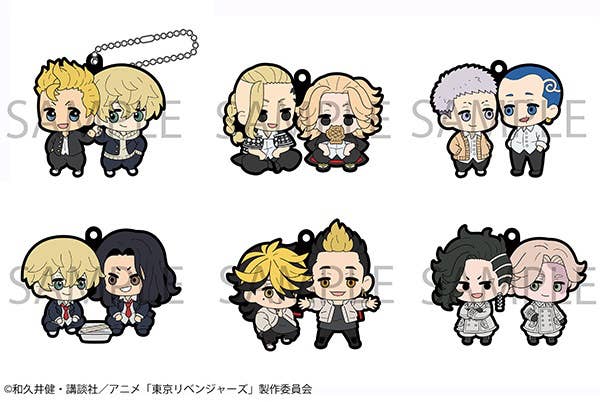 Megahouse Rubber Mascot Tokyo Revengers Buddycolle "Tokyo Revengers" Blind Box of 6 | 4535123835292