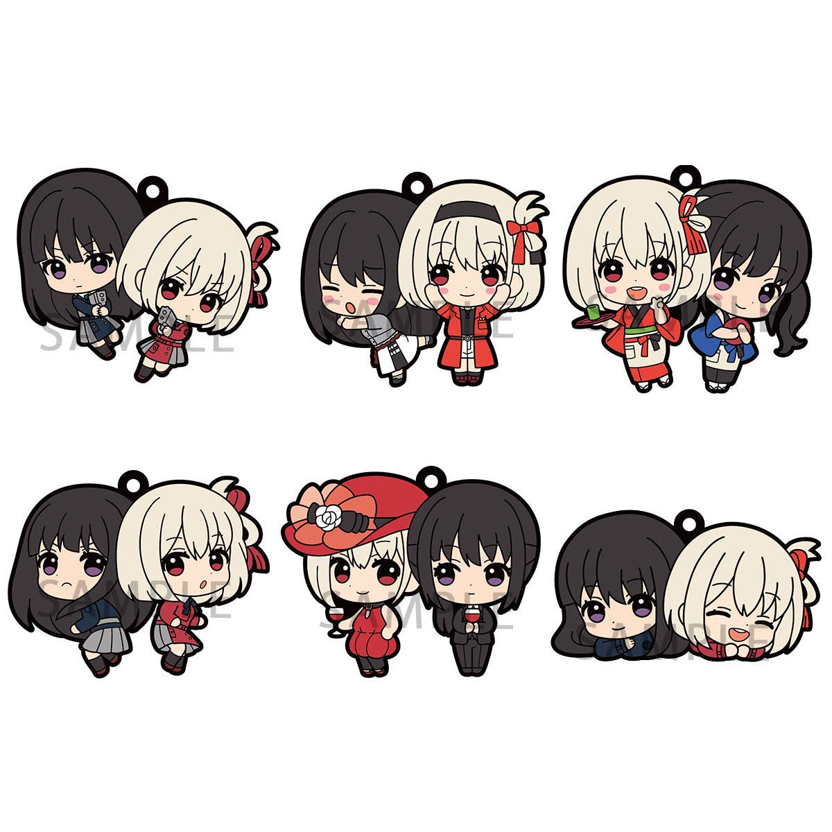 Megahouse Rubber Mascot Buddycolle Rubber Mascot Buddycolle Lycoris Recoil "Lycoris Recoil" (Box/6) | 4535123835742