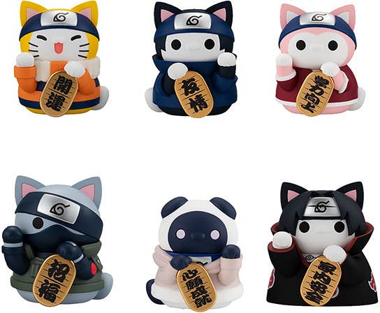 Megahouse Mega Cat Project Nyaruto Beckoning cat Fortune "Naruto" (Box/6) | 4535123836985