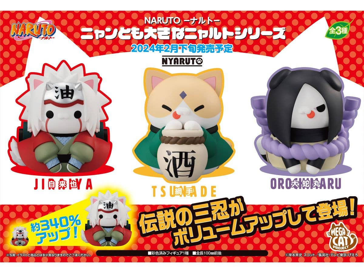 Megahouse Mega Cat Project Nyanto The Big Nyaruto Series Tsunade "Naruto" | 4535123837333
