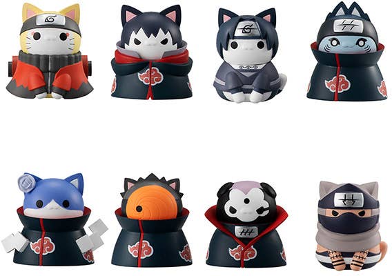 Megahouse MEGA CAT PROJECT Nyaruto Naruto Shippuden Defense Battle of Village of Konoha "Naruto" (Blind Box of 8) | 4535123838378