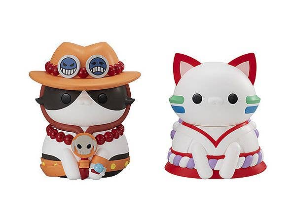 MegaHouse MEGA CAT PROJECT ONE PIECE Nyanto The Big NYAN PIECE Series Portgas D. Ace | 4535123839153