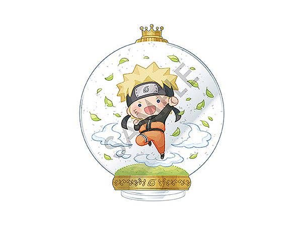 MegaHouse Globe Acrylic Stand NARUTO Shippuden Here we come with the shine | 4535123839481