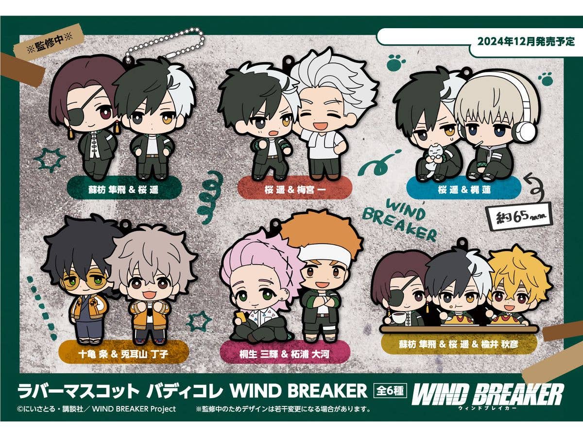 MegaHouse Rubber Mascot Buddycolle WIND BREAKER | 4535123840074