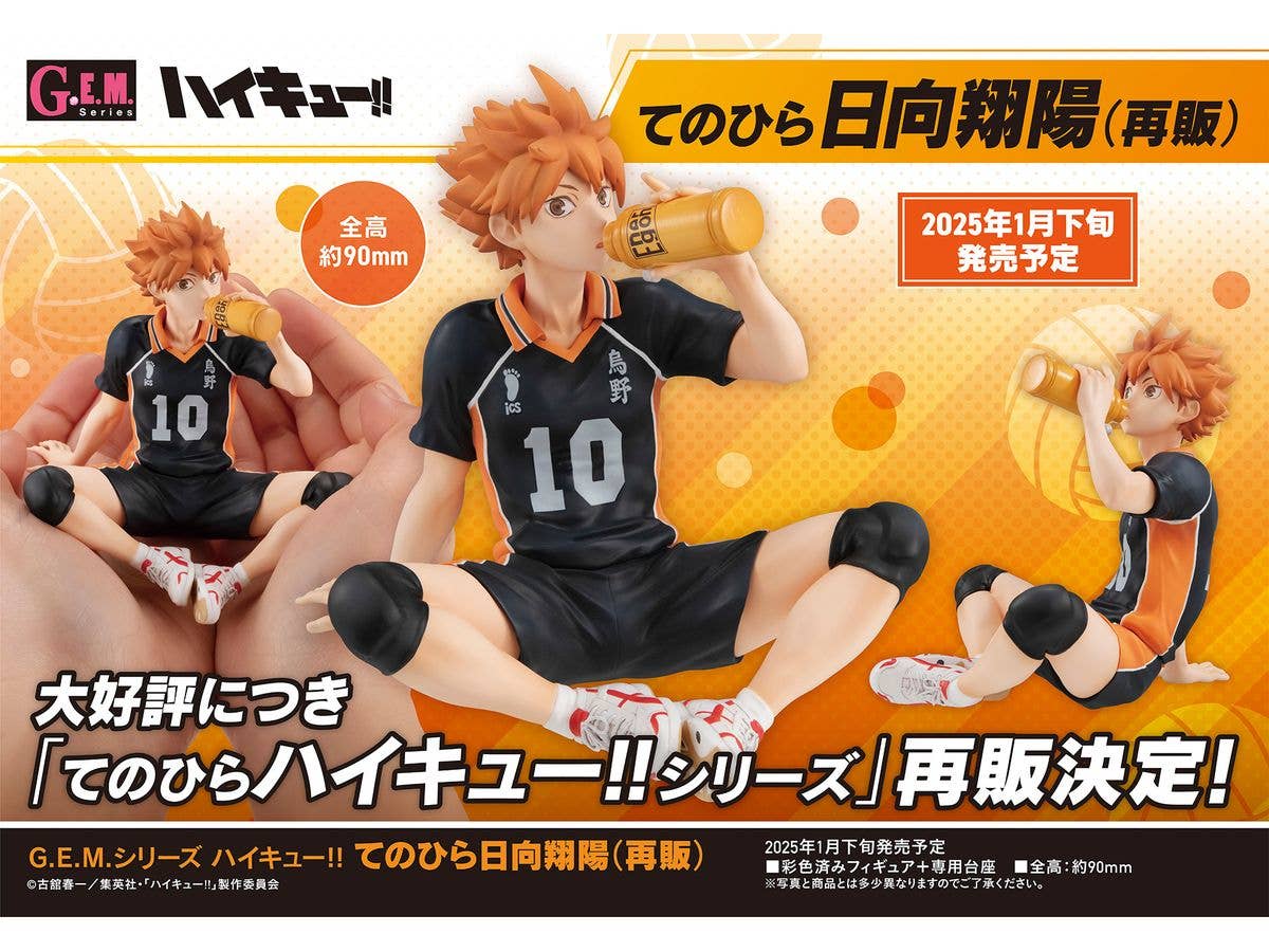 G.E.M. series Haikyu Palm size Shoyo Hinata(Repeat) | 4535123840906