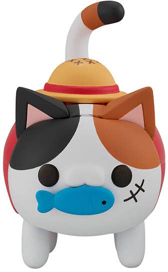 MegaHouse MEGA CAT PROJECT ONE PIECE Tokotoko NyanPieceNyan Monkey D. Luffy | 4535123841910