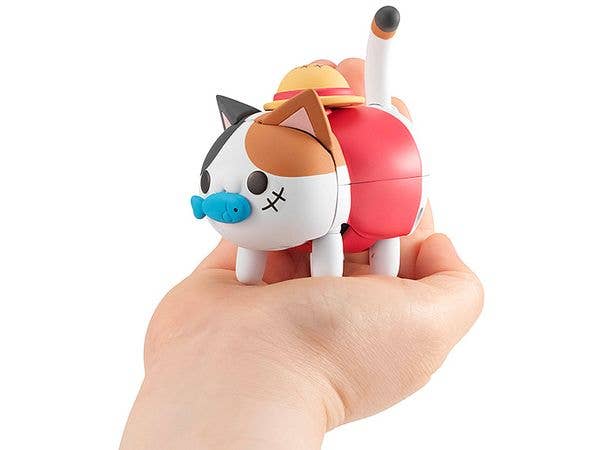 MegaHouse MEGA CAT PROJECT ONE PIECE Tokotoko NyanPieceNyan Monkey D. Luffy | 4535123841910