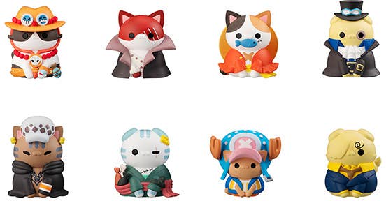 MegaHouse MEGA CAT PROJECT ONE PIECE NyanPieceNyan Vol.1 - I’m gonna be king of Paw-rates (Repeat) | 4535123842115
