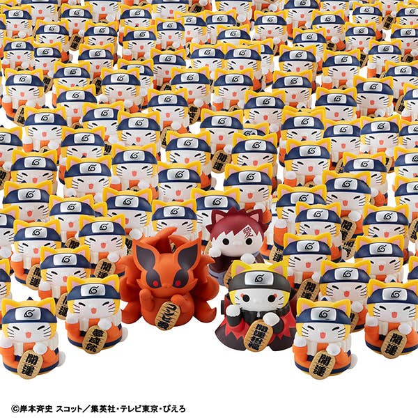 MEGA CAT PROJECT NARUTO Shippuden Nyaruto! FORTUNE CATS Naruto Uzumaki & friends Ver. (6pc per box) | 4535123842917