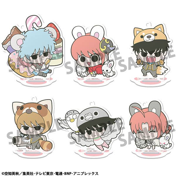 Acrylic Stand Gintama Prince Hata & Animal Paradise | 4535123846984