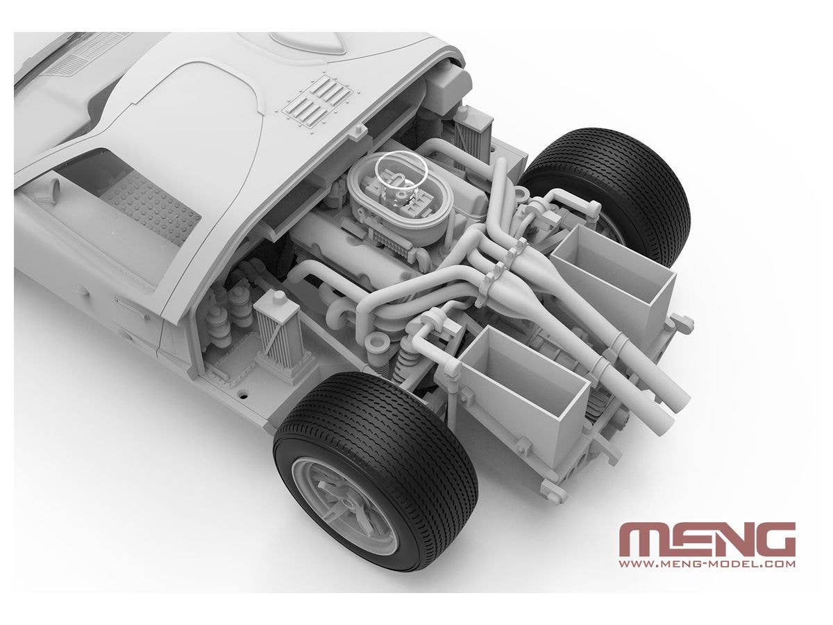 Meng 1/24 Ford GT40 Mk.II 66 (Not pre-colored) | 4897038552566
