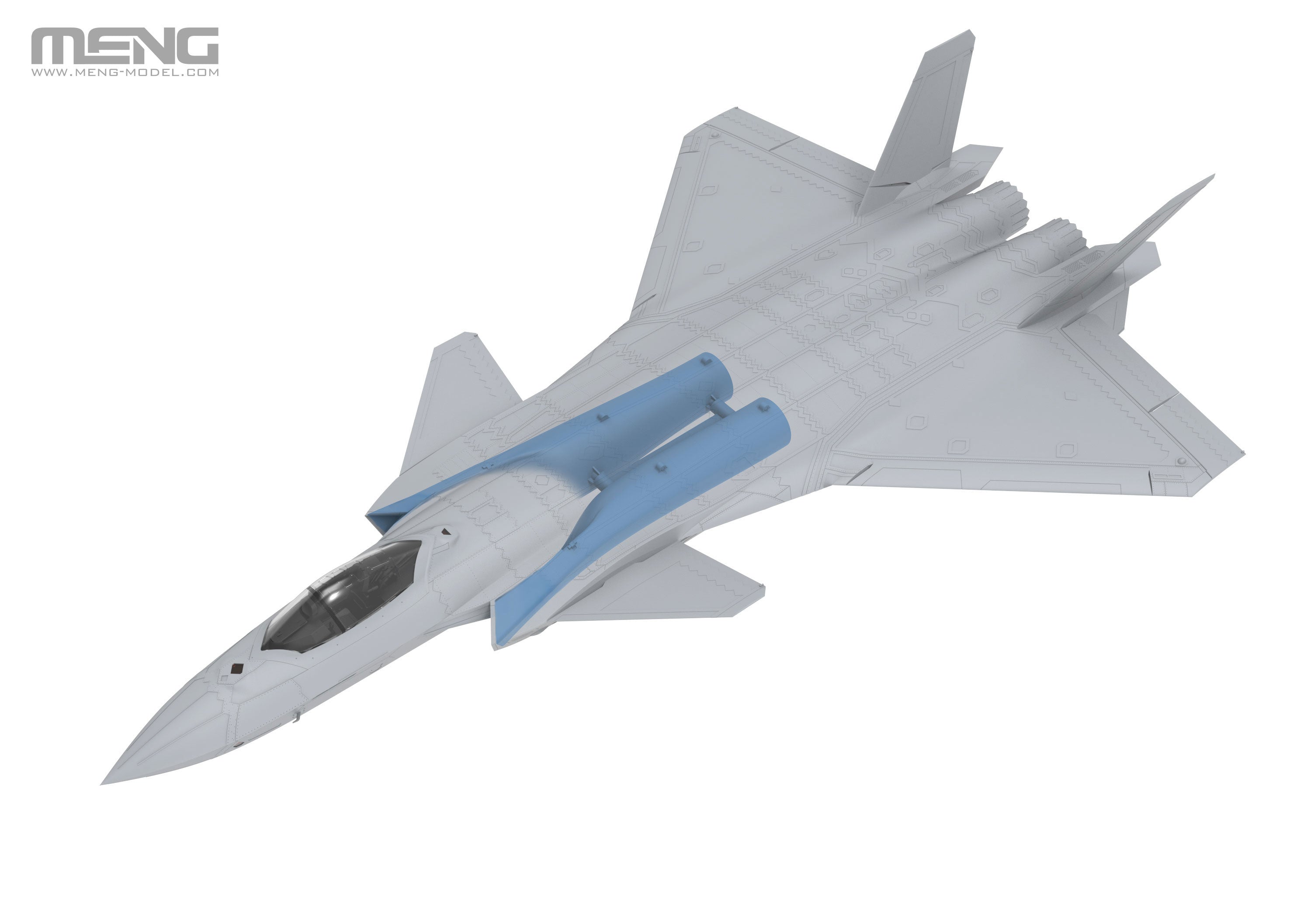 Meng 1/48 Chinese J-20 Stealth Fighter | 4897038553785