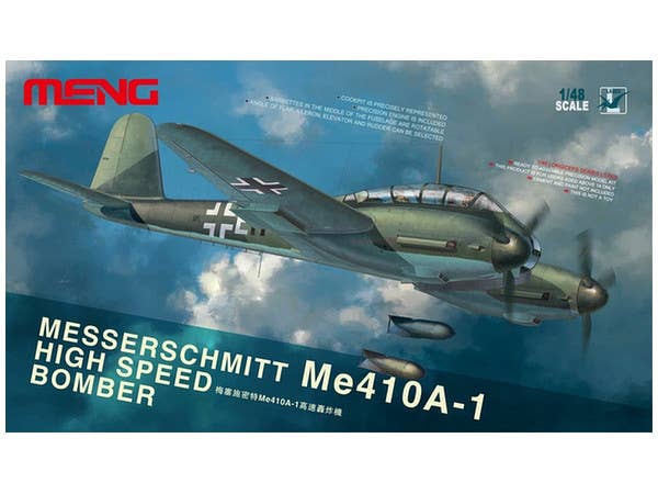 Meng 1/48 Messerschmitt Me 410A-1 High Speed Bomber | 4897038550371