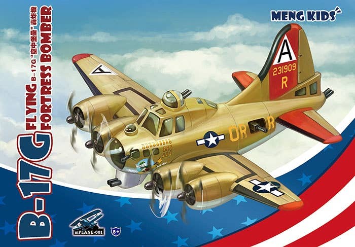 Meng B-17G Flying Fortress Bomber, Cartoon Model | 4897038556007