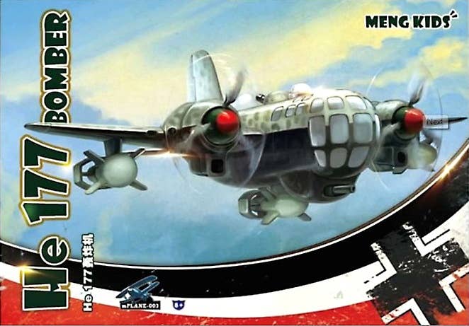 Meng He 177 Bomber (CARTOON MODEL) | 4897038556021