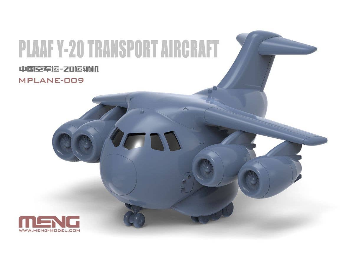 Meng PLAAF Y-20 Transport Aircraft, Cartoon Model | 4897038558407