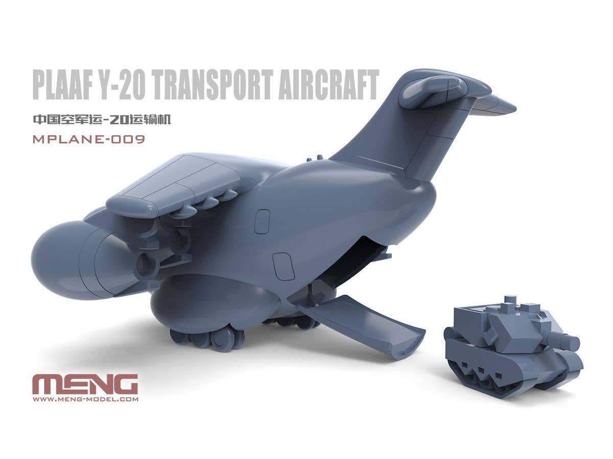 Meng PLAAF Y-20 Transport Aircraft, Cartoon Model | 4897038558407