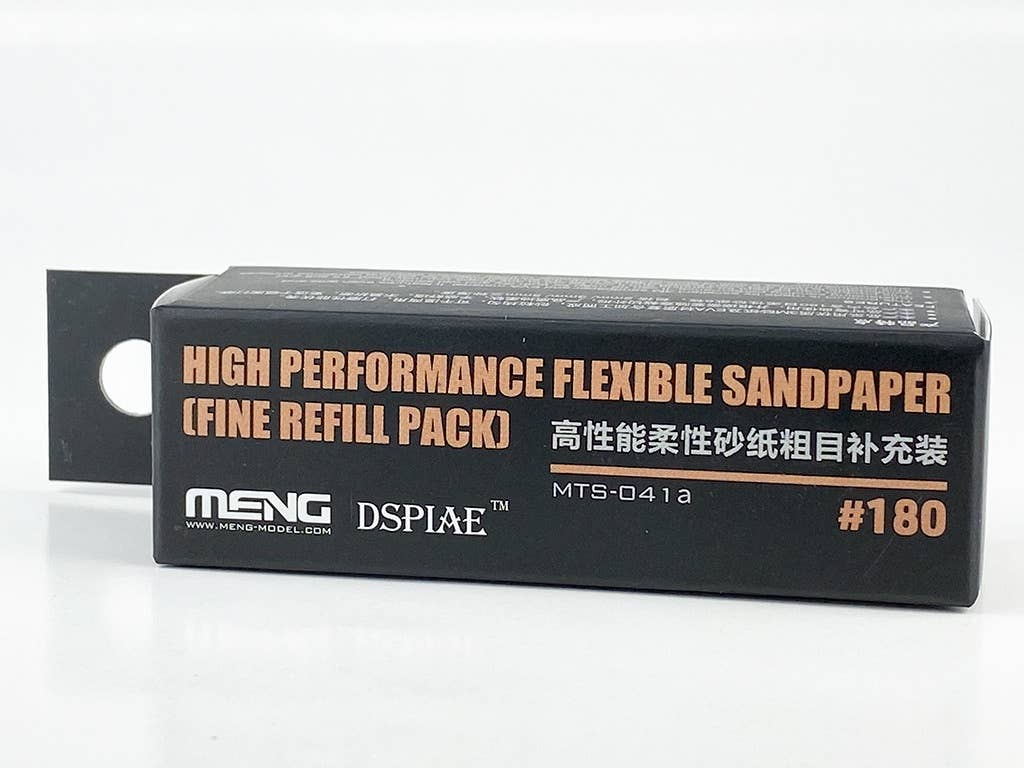 Meng x Dspiae High Performance Flexible Sandpaper Refill Pack (180 Grit), Fine - 6Pcs | 4897038552832