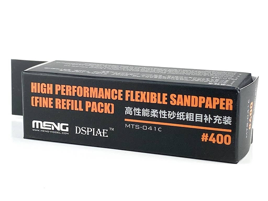 Meng x Dspiae High Performance Flexible Sandpaper Refill Pack (400 Grit), Fine - 6Pcs | 4897038552863