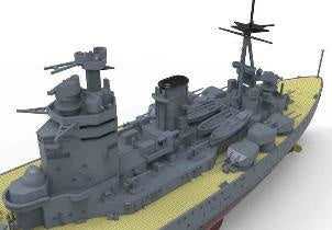 Meng 1/700 ROYAL NAVY BATTLESHIP H.M.S. RODNEY (29)