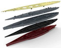 Meng 1/700 ROYAL NAVY BATTLESHIP H.M.S. RODNEY (29)