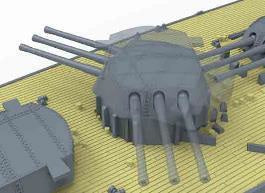 Meng 1/700 ROYAL NAVY BATTLESHIP H.M.S. RODNEY (29)