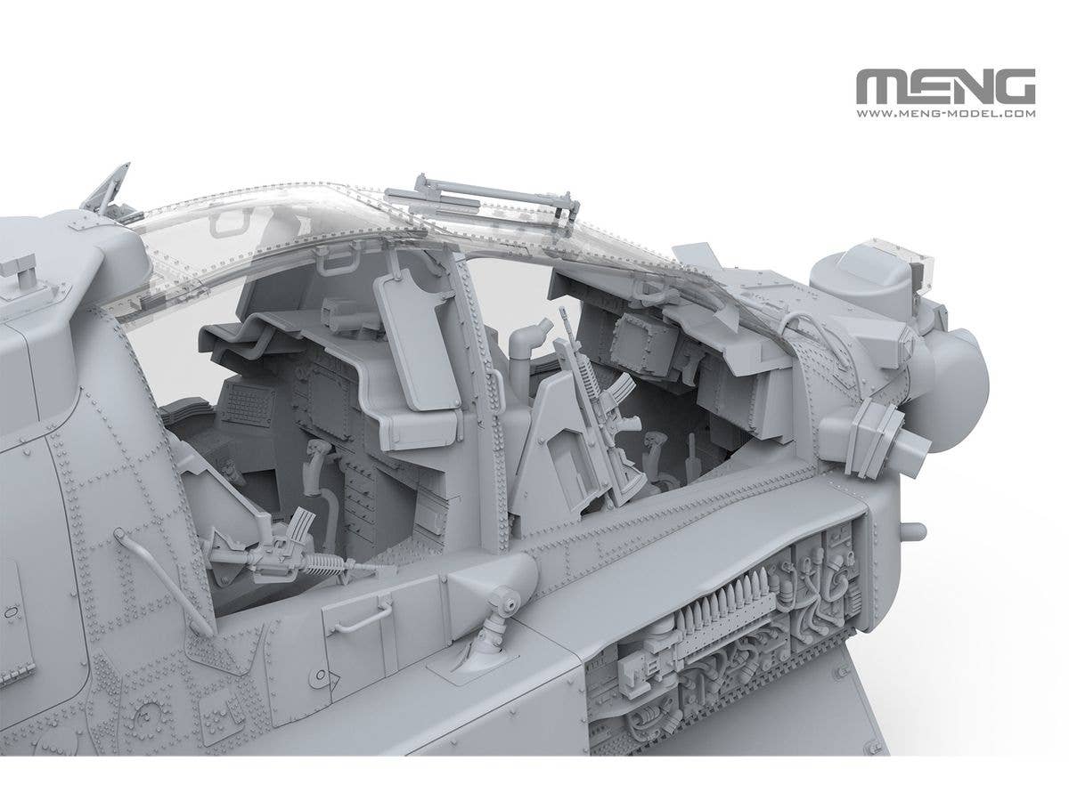 Meng 1/35 AH-64D Saraf Heavy Attack Helicopter (Israeli Air Force) | 4897038553921