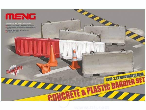 Meng Concrete & Plastic Barrier Set 1/35 | 4897038550425