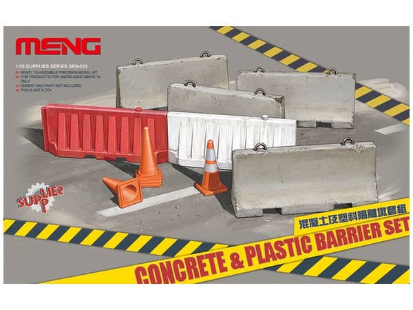 Meng Concrete & Plastic Barrier Set 1/35 | 4897038550425