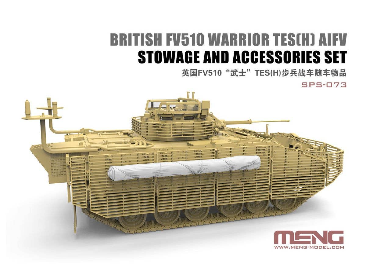 Meng 1/35 British FV510 Warrior TES(H) AIFV Stowage And Accessories Set (RESIN) | 4897038552696