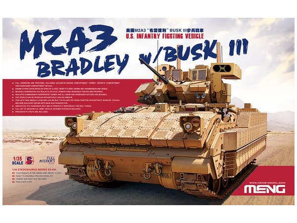 Meng 1/35 U.S. Infantry Fighting Vehicle M2A3 Bradley w/BUSK III | 4897038550456