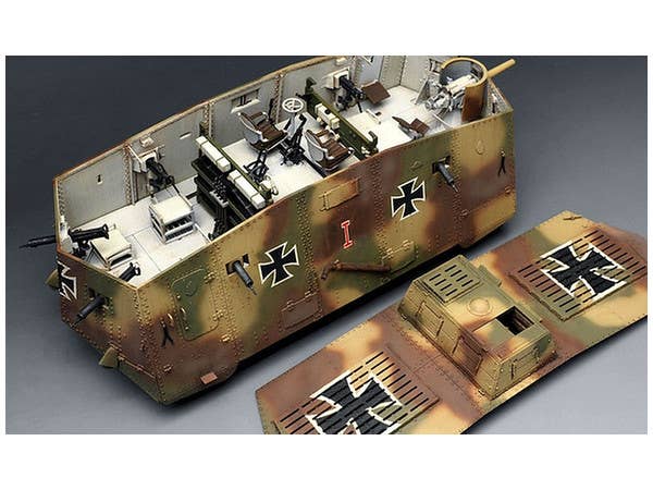 Meng 1/35 German A7V Tank(Krupp) | 4897038550708
