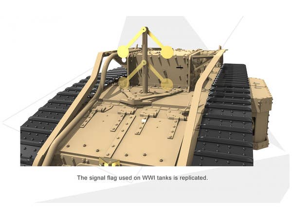 Meng 1/35 British Heavy Tank MK.V Female | 4897038551002