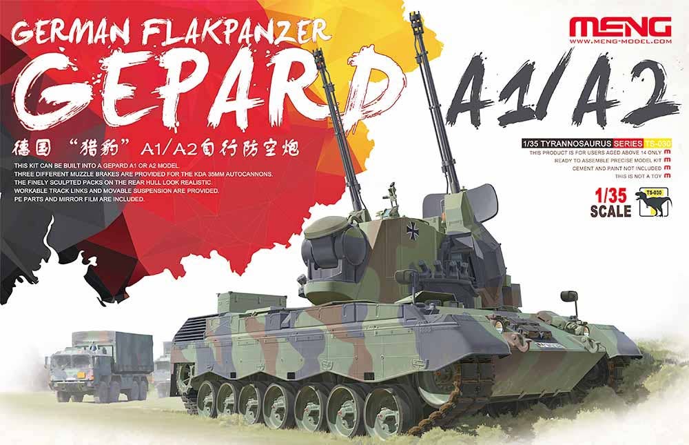 Meng 1/35 German Flakpanzer Gepard A1/A2 | 4897038551101