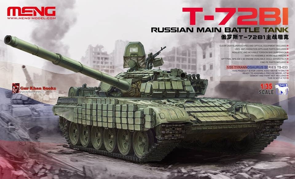 Meng 1/35 Russian Main Battle Tank T-72B1 | 4897038551415