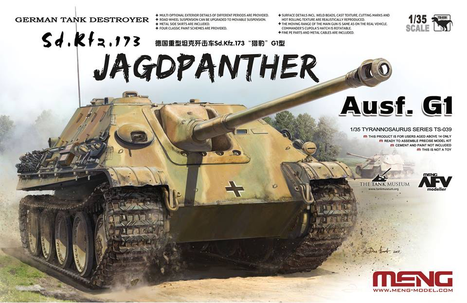 Meng 1/35 German Tank Destroyer Sd.Kfz.173 Jagdpanther G1 | 4897038552016