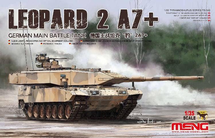 Meng 1/35 GERMAN MAIN BATTLE TANK LEOPARD 2A7+ | 4897038552306