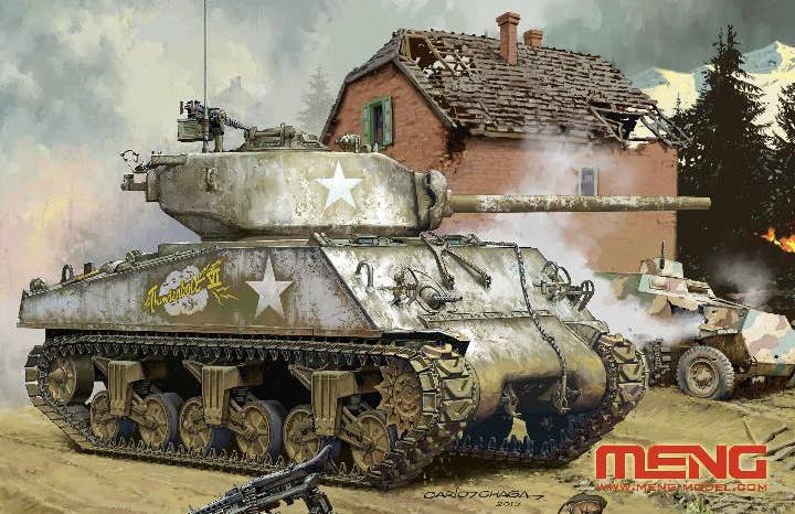 Meng 1/35 U.S. Medium Tank M4A3 (76) W | 4897038552375