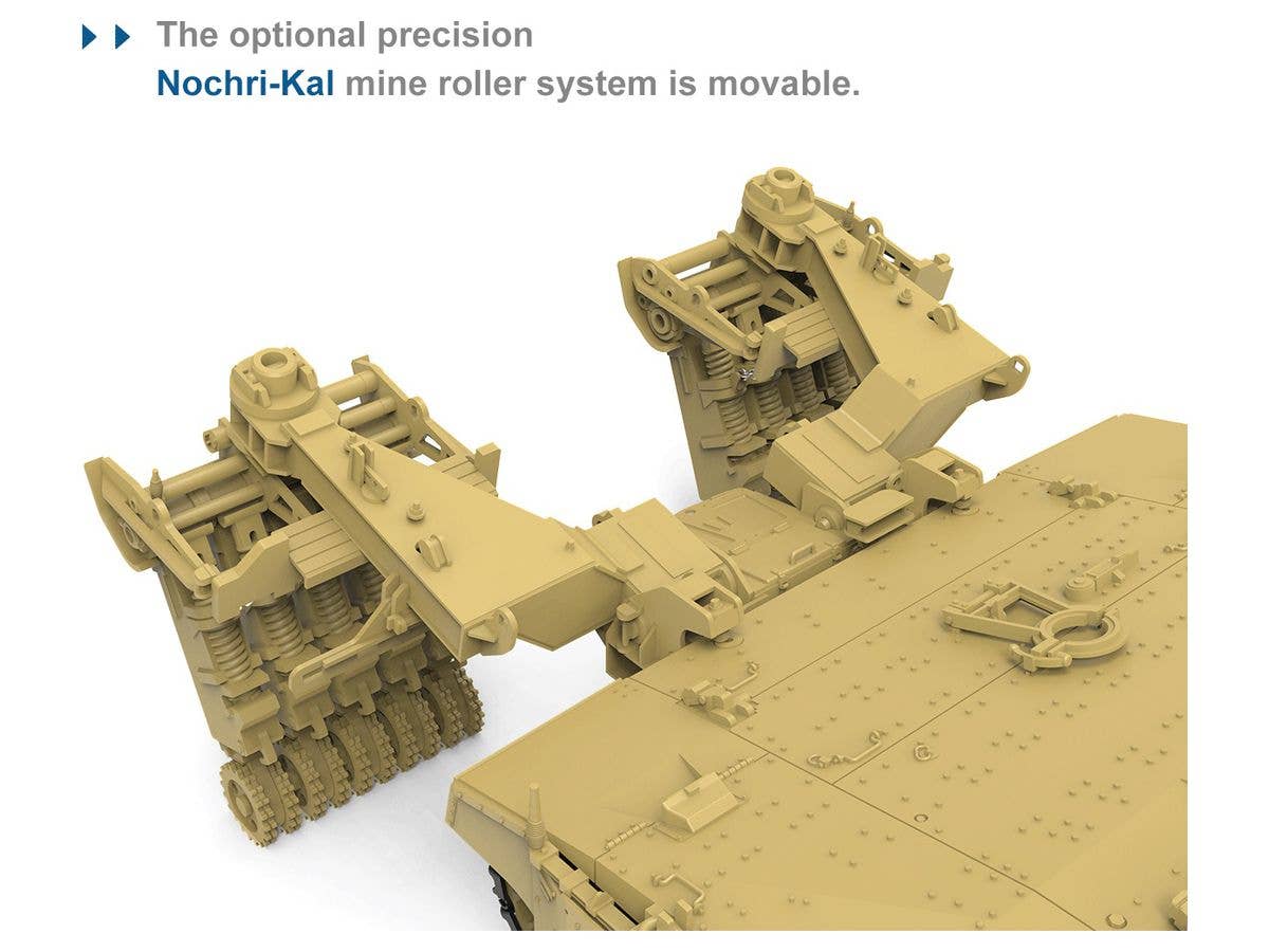 Meng 1/35 Israel Main Battle Tank Merkava Mk.4/4LIC w/Nochri-Kal Mine Roller System | 4897038552771