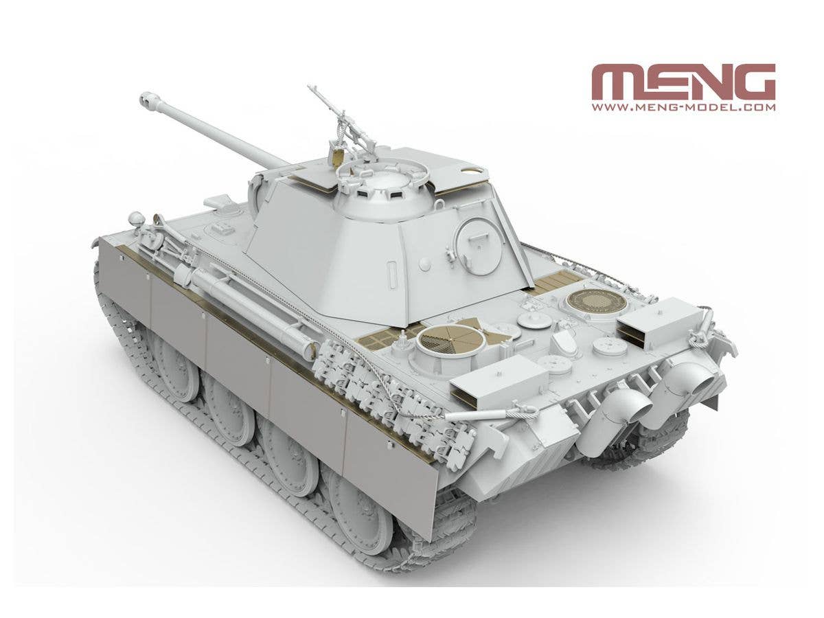 Meng 1/35 German Medium Tank Sd.Kfz.171 Panther Ausf.G Early/Ausf.G with Air Defense Armor | 4897038553266