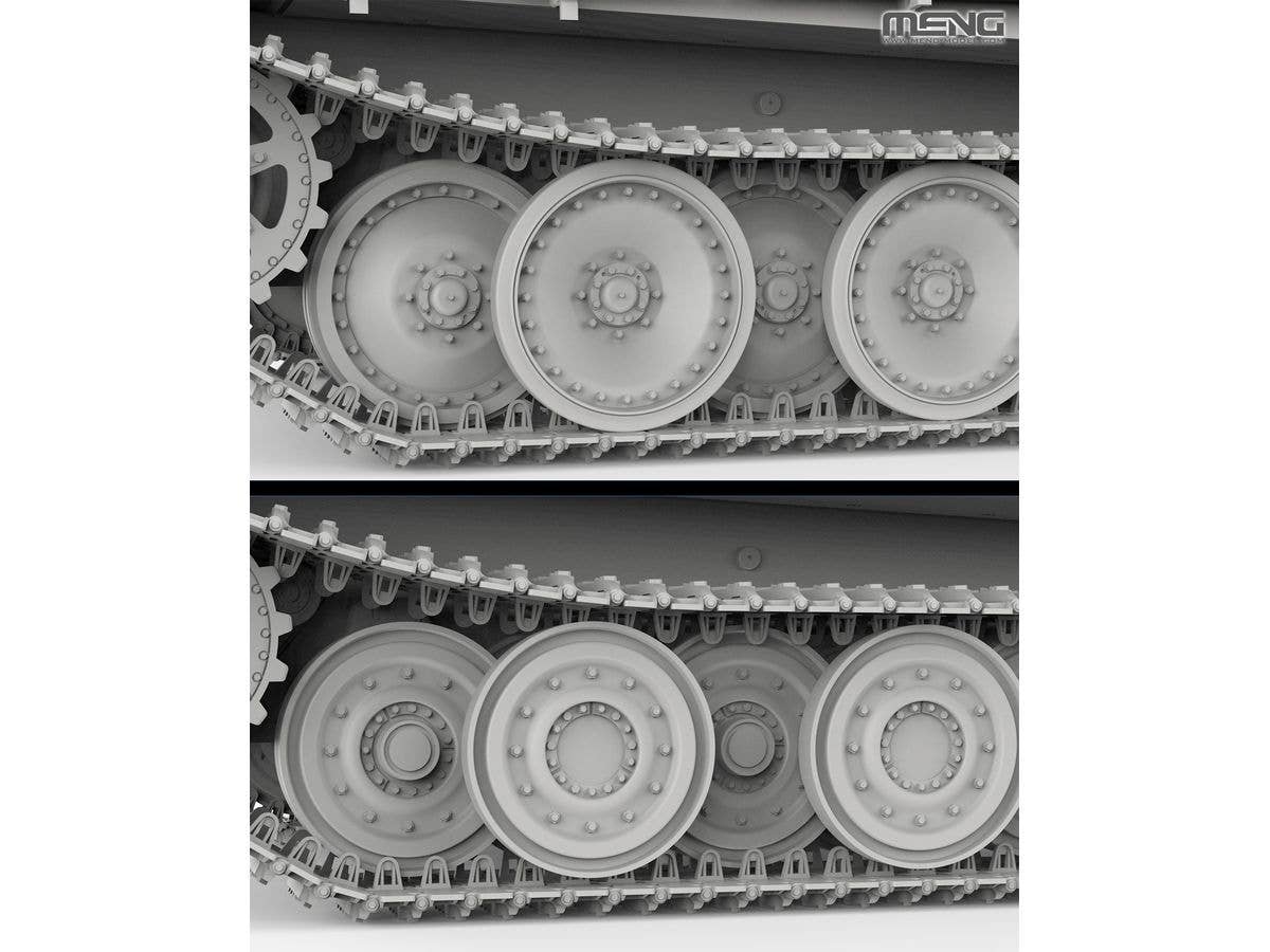 Meng 1/35 German Medium Tank Sd.Kfz.171 Panther Ausf.G Late w/ FG1250 Active Infrared Night Vision System | 4897038553655