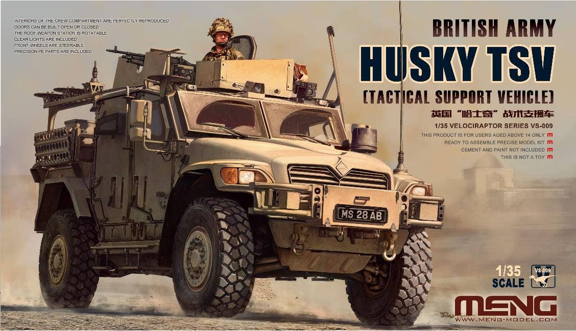 Meng 1/35 British Army Husky TSV (Tactical Support Vehicle) | 4897038552108