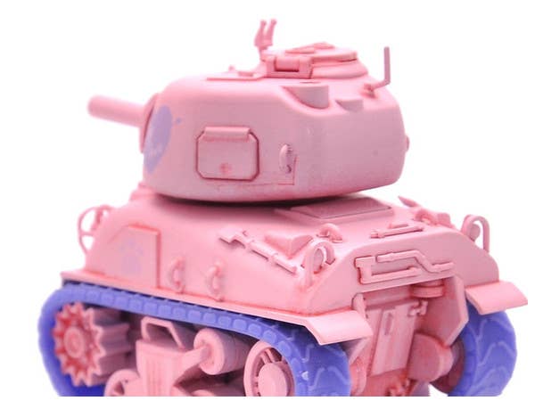 Meng M4A1 Sherman (CARTOON MODEL, PINK COLOR) | 4897038558094
