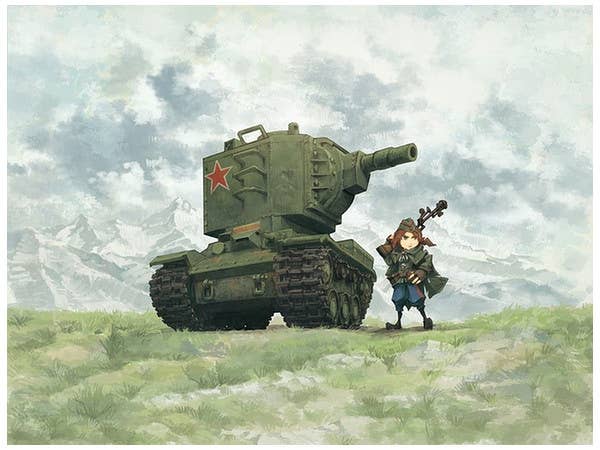Meng Soviet Heavy Tank KV-2 (cartoon model) | 4897038558032