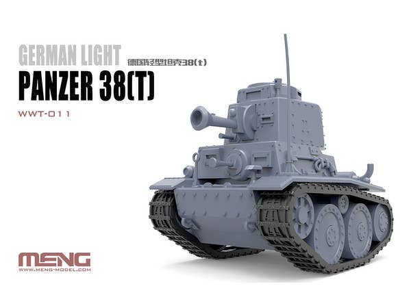 Meng German Light Panzer 38(T) (CARTOON MODEL) | 4897038558155