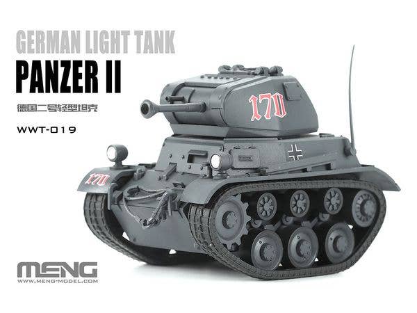 Meng German Light Tank Panzer II (Cartoon Model) | 4897038553488