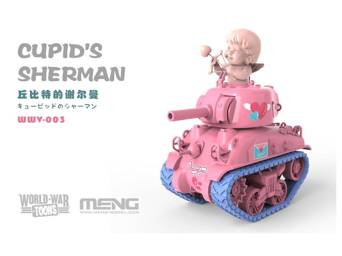 Meng World War Toons Cupid`s Sherman | 4897038558292