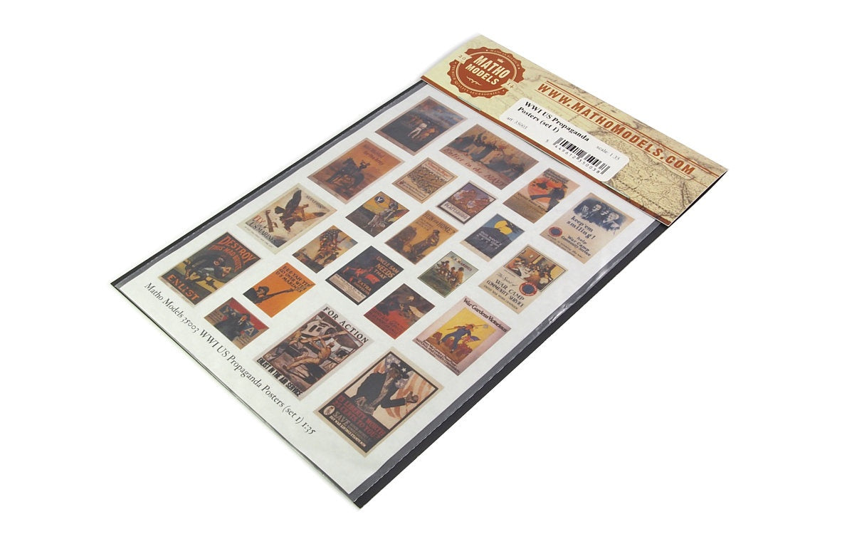 Matho 1/35 WWI US Propaganda Posters (set 1) | 5449612350038