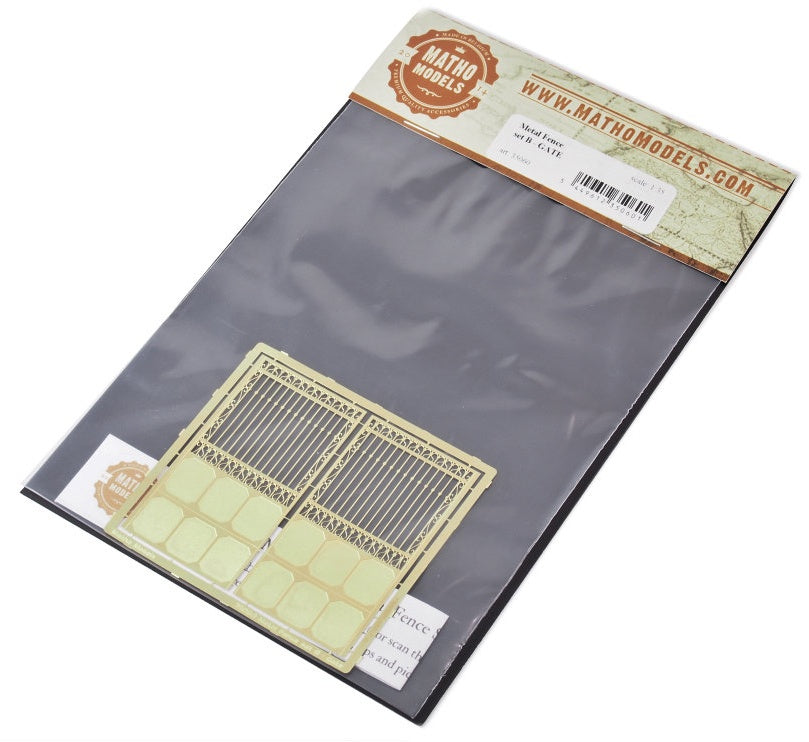 Matho 1/35 Metal Fence Set B - Gate | 5907747901636