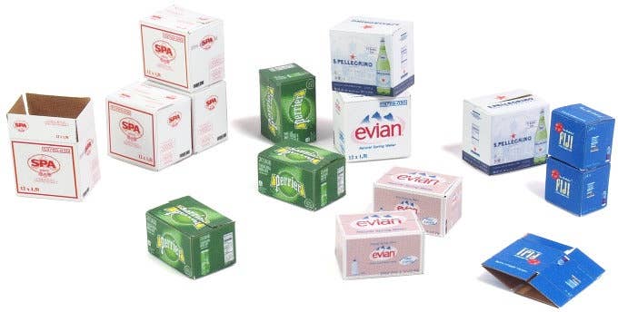 Matho 1/35 Cardboard Boxes - water | 5449612350724